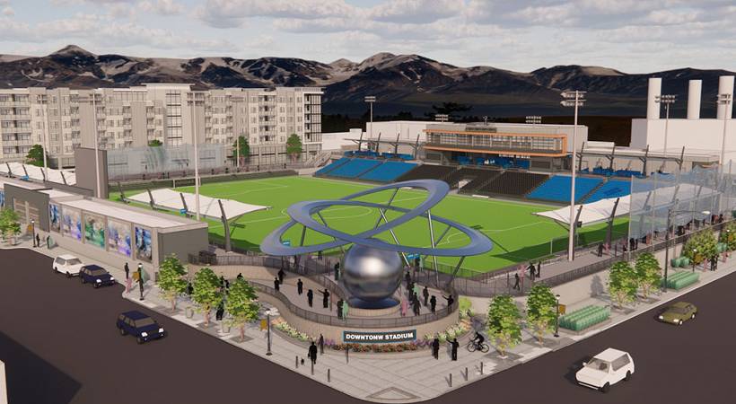 Colorado Switchbacks Unveil New Synthetic Turf Soccer Field