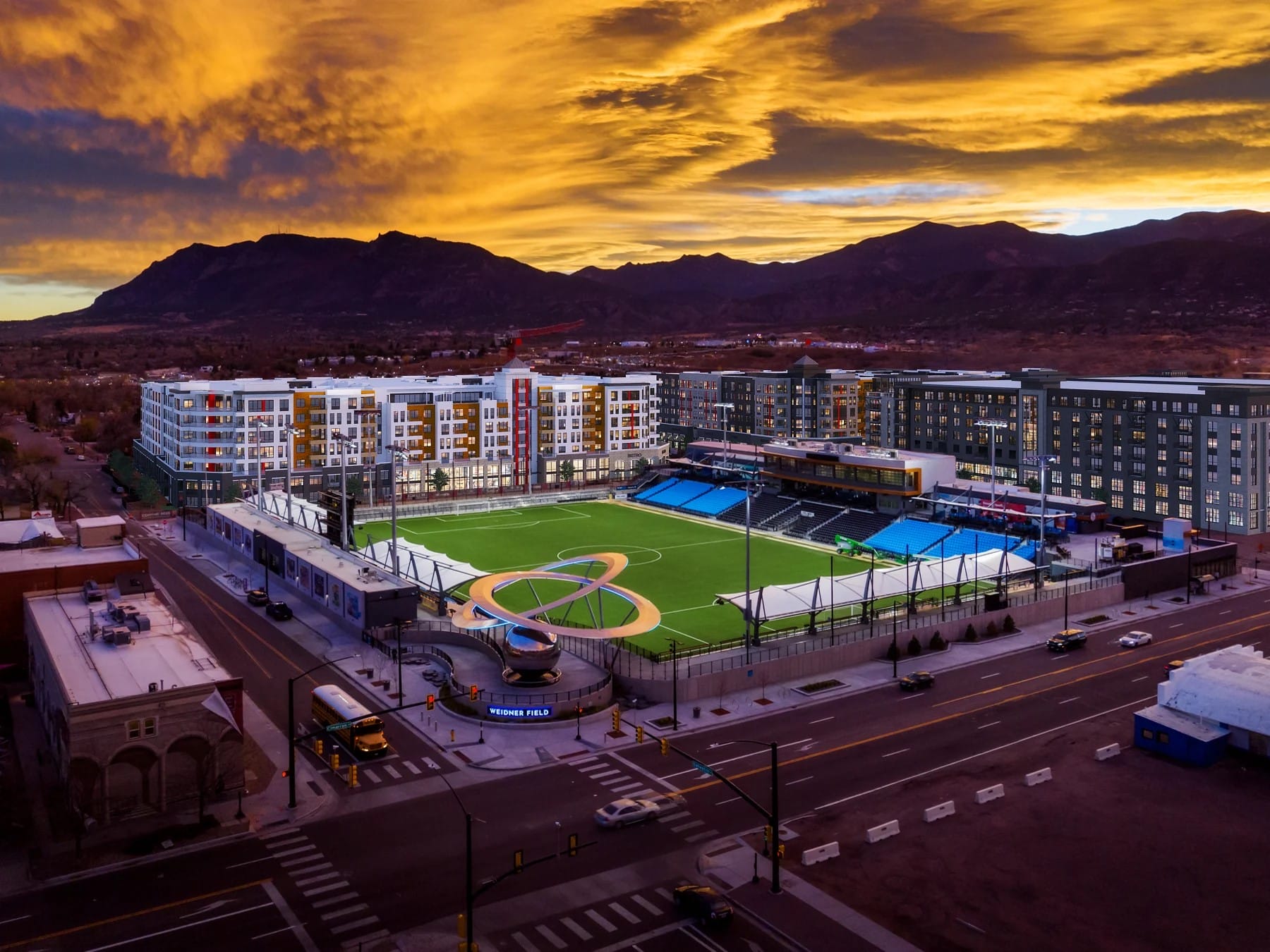 Weidner Field, home of the Colorado Springs Switchbacks FC